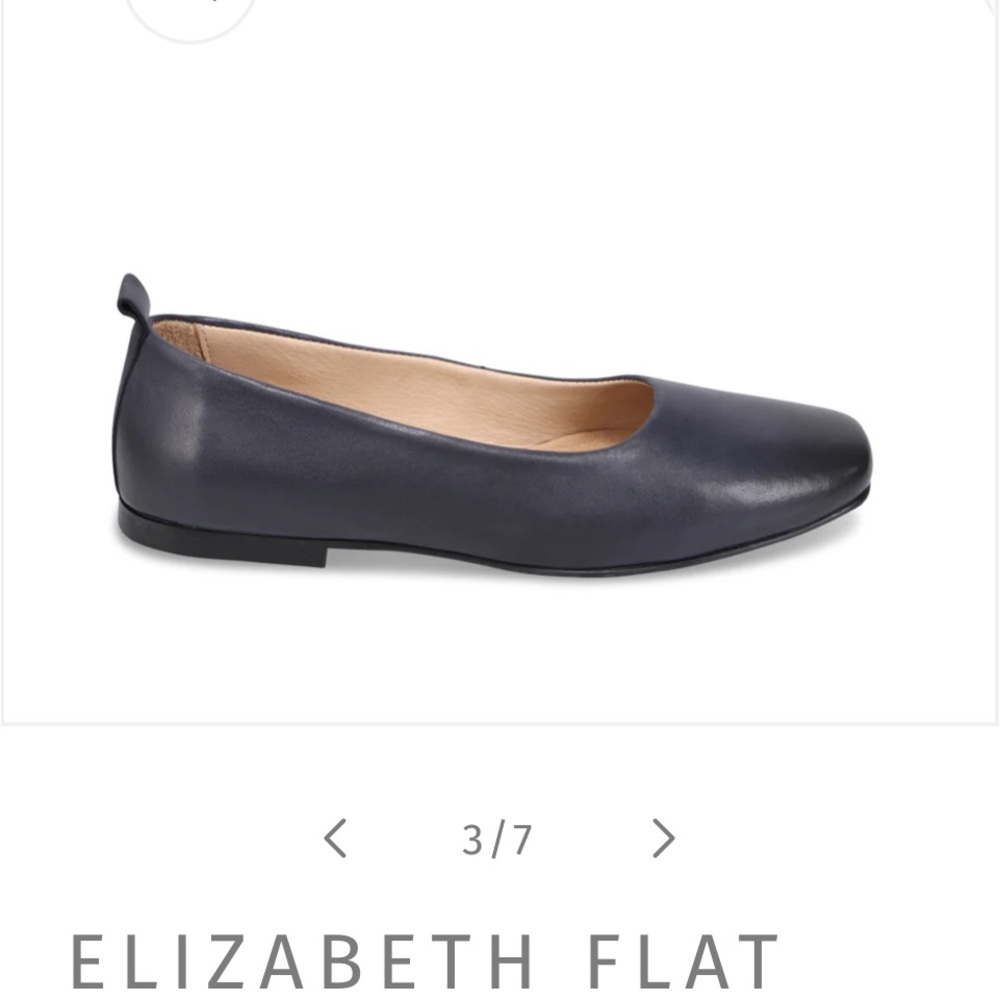 Bueno Navy Blue Flats